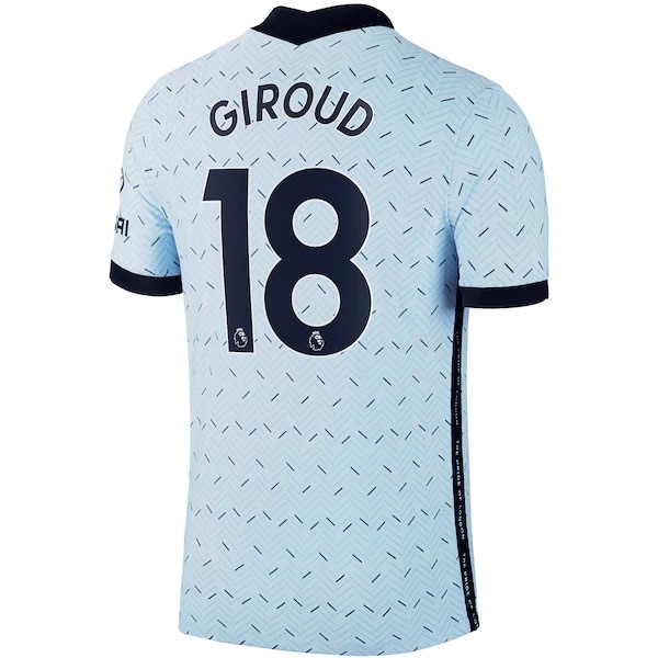 Maillot Football Chelsea NO.18 Giroud Exterieur 2020-21 Bleu